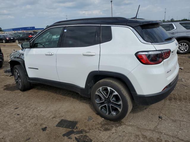 3C4NJDCBXNT223762 - 2022 JEEP COMPASS LIMITED WHITE photo 2