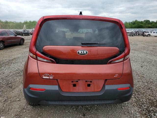 KNDJ23AU6M7741526 - 2021 KIA SOUL LX RED photo 6