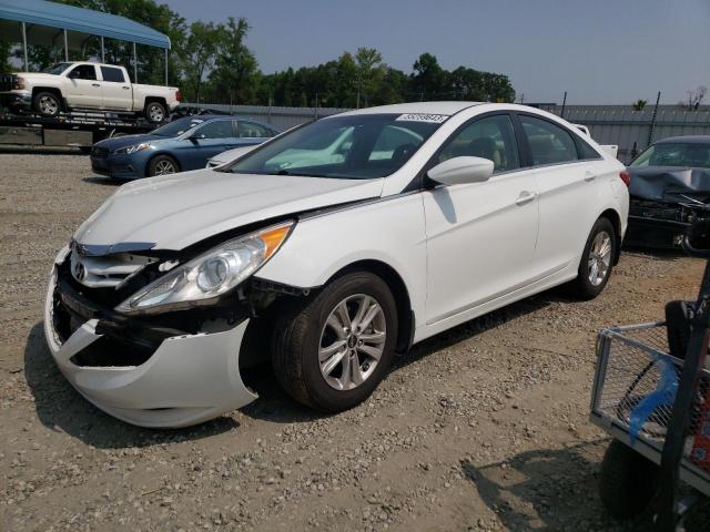 5NPEB4AC1CH417960 - 2012 HYUNDAI SONATA GLS WHITE photo 1