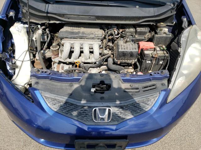 JHMGE8H35CC021280 - 2012 HONDA FIT BLUE photo 11