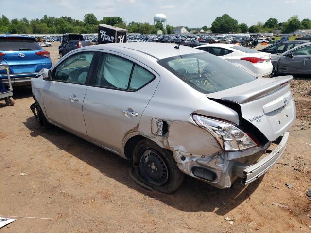 3N1CN7AP5KL841145 - 2019 NISSAN VERSA S SILVER photo 2