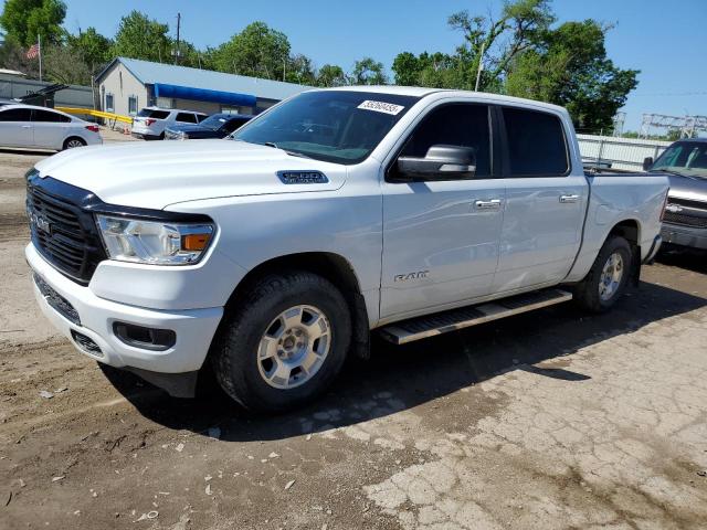 1C6SRFFT5KN910792 - 2019 RAM 1500 BIG HORN/LONE STAR WHITE photo 1