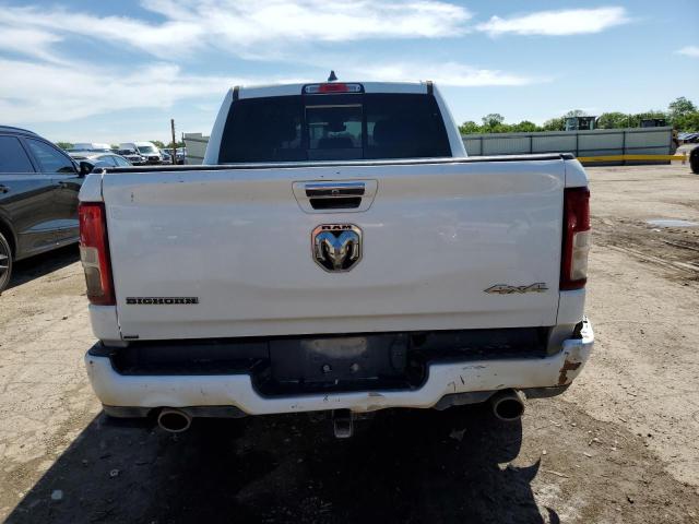 1C6SRFFT5KN910792 - 2019 RAM 1500 BIG HORN/LONE STAR WHITE photo 6