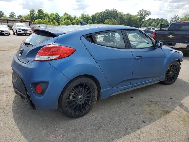 KMHTC6AE2GU262148 - 2016 HYUNDAI VELOSTER TURBO BLUE photo 3