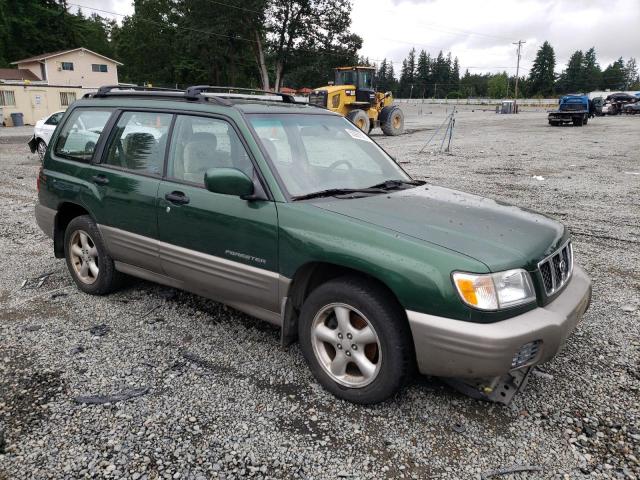 JF1SF65552H756920 - 2002 SUBARU FORESTER S GREEN photo 4