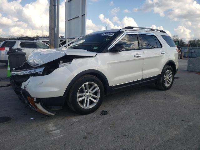 1FM5K8D81FGC53452 - 2015 FORD EXPLORER XLT WHITE photo 1