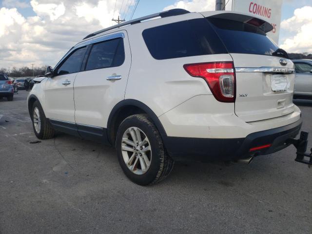1FM5K8D81FGC53452 - 2015 FORD EXPLORER XLT WHITE photo 2
