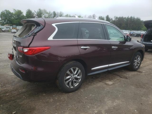 5N1AL0MMXDC306048 - 2013 INFINITI JX35 PURPLE photo 3