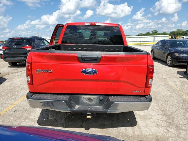 1FTEW1EF4FKD37615 - 2015 FORD F150 SUPERCREW RED photo 6