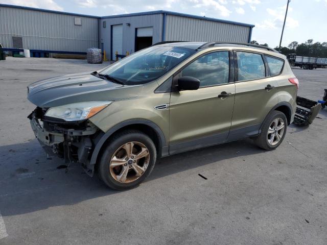 1FMCU0F7XDUB88073 - 2013 FORD ESCAPE S GREEN photo 1