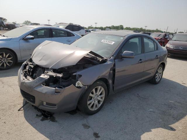 JM1BK32F381806331 - 2008 MAZDA 3 I GRAY photo 1