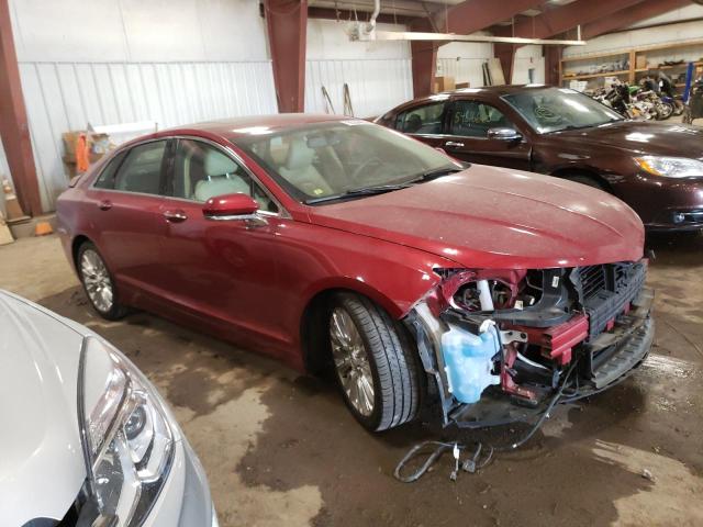 3LN6L2JKXFR607444 - 2015 LINCOLN MKZ BURGUNDY photo 4
