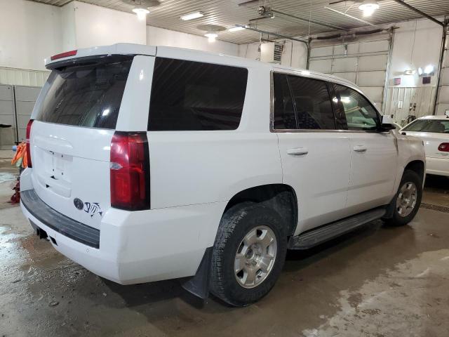 1GNSKDEC4GR129269 - 2016 CHEVROLET TAHOE POLICE WHITE photo 3