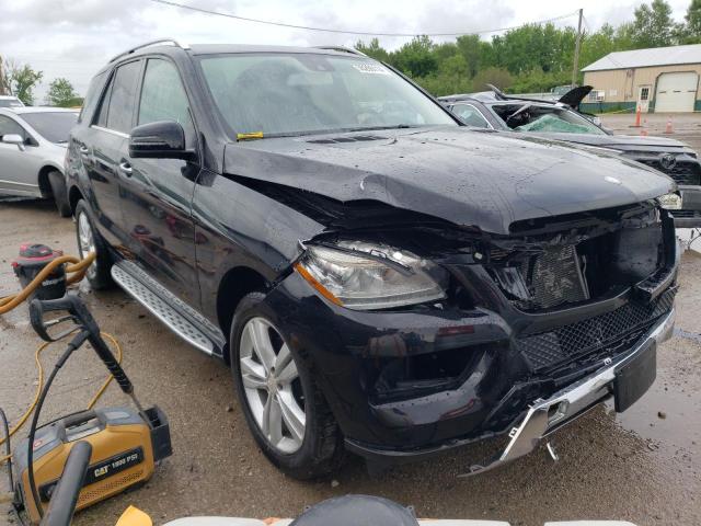 4JGDA5HB9FA530161 - 2015 MERCEDES-BENZ ML 350 4MATIC BLACK photo 4