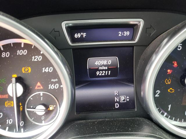 4JGDA5HB9FA530161 - 2015 MERCEDES-BENZ ML 350 4MATIC BLACK photo 9