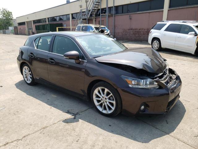 JTHKD5BH2B2037408 - 2011 LEXUS CT 200 BURGUNDY photo 4