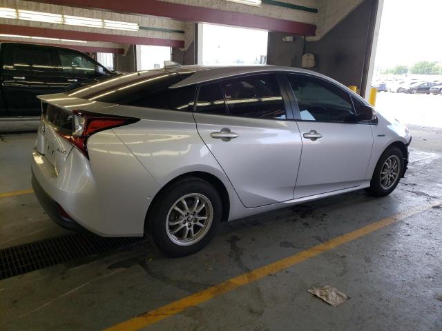 JTDL9MFU9M3027318 - 2021 TOYOTA PRIUS LE SILVER photo 3