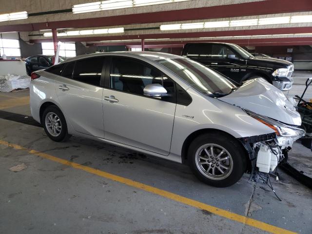 JTDL9MFU9M3027318 - 2021 TOYOTA PRIUS LE SILVER photo 4