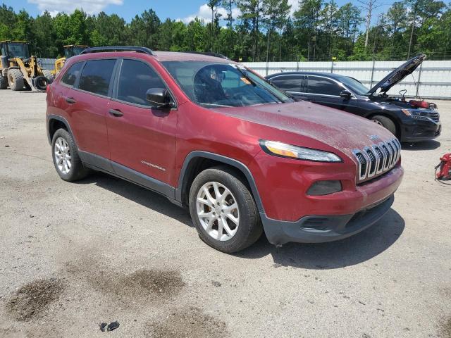 1C4PJLAS5HW508387 - 2017 JEEP CHEROKEE SPORT BURGUNDY photo 4