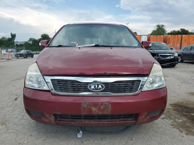 KNDMG4C72C6446861 - 2012 KIA SEDONA LX RED photo 5