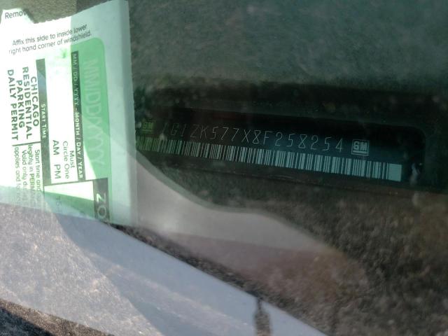 1G1ZK577X8F258254 - 2008 CHEVROLET MALIBU LTZ Kırmızı fotoğraf 12