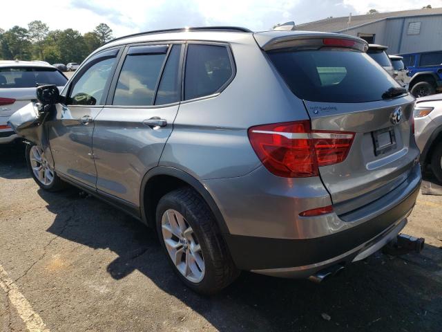 5UXWX7C59E0E75841 - 2014 BMW X3 XDRIVE35I SILVER photo 2