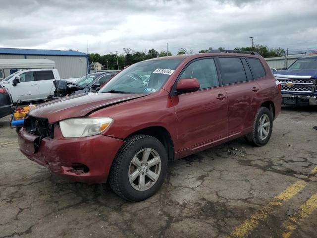 5TDBK3EH0AS020167 - 2010 TOYOTA HIGHLANDER MAROON photo 1