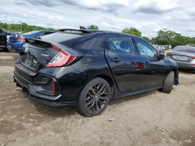 SHHFK7G42MU218579 - 2021 HONDA CIVIC SPORT 黑色 照片 3