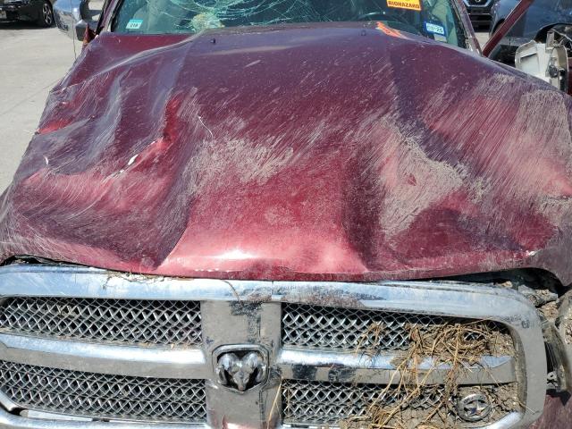 1C6RR7LT1JS122200 - 2018 RAM 1500 SLT BURGUNDY photo 11