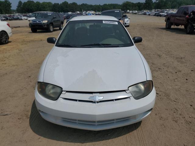 1G1JC52F337247771 - 2003 CHEVROLET CAVALIER WHITE photo 5