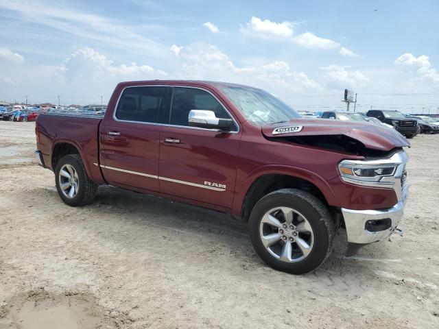 1C6SRFHT5KN838795 - 2019 RAM 1500 LIMITED BURGUNDY photo 4