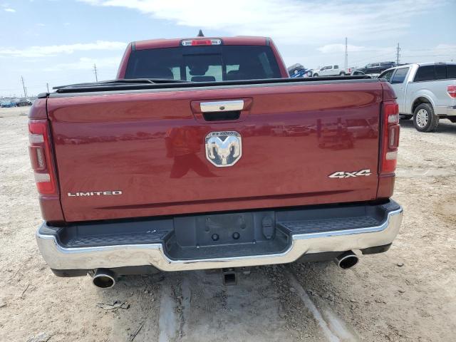 1C6SRFHT5KN838795 - 2019 RAM 1500 LIMITED BURGUNDY photo 6