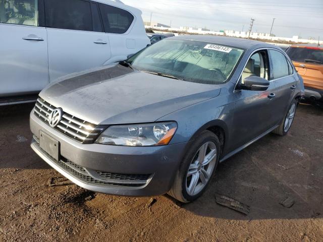 1VWBN7A31EC084361 - 2014 VOLKSWAGEN PASSAT SE GRAY photo 1