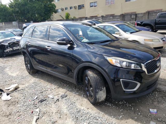 5XYPG4A39JG401858 - 2018 KIA SORENTO LX BLACK photo 4