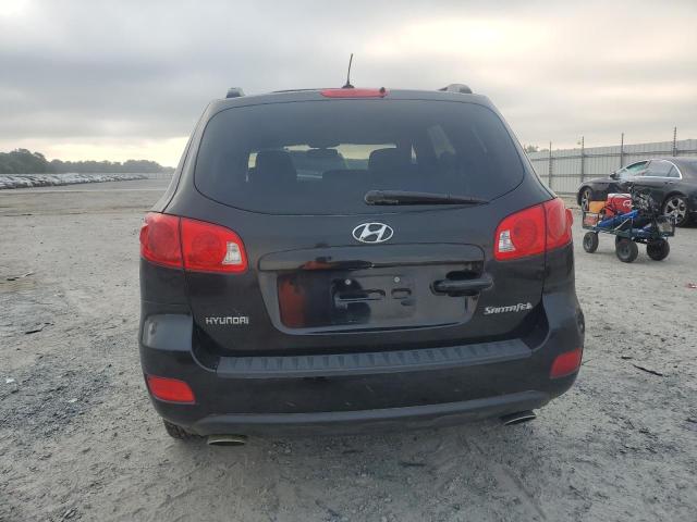 5NMSH13E18H195195 - 2008 HYUNDAI SANTA FE SE BLACK photo 6