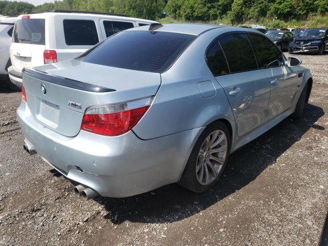 WBSNB93586CX06127 - 2006 BMW M5 BLUE photo 3