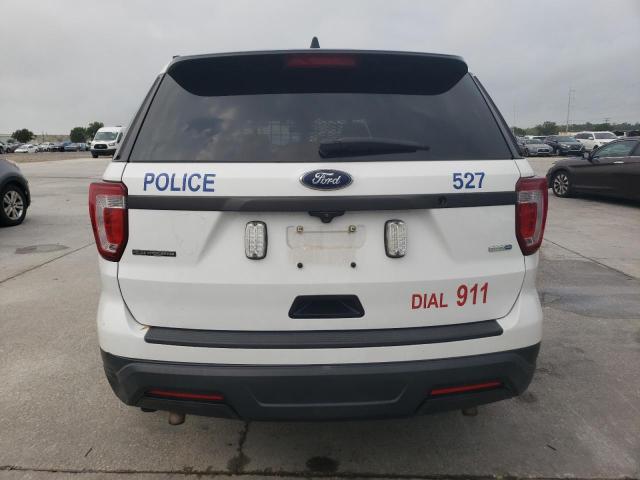 1FM5K8AR3JGC76012 - 2018 FORD EXPLORER POLICE INTERCEPTOR 白色 照片 6