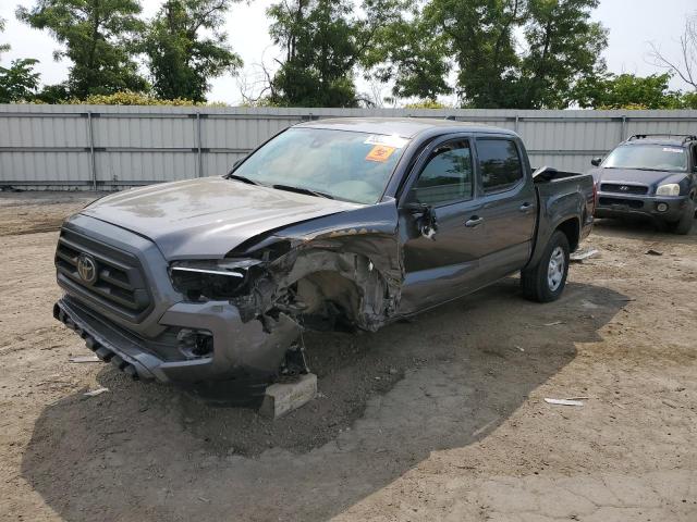 3TYCZ5AN2NT079383 - 2022 TOYOTA TACOMA DOUBLE CAB CHARCOAL photo 1