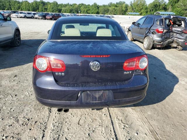 WVWFA71F17V004607 - 2007 VOLKSWAGEN EOS 2.0T LUXURY BLUE photo 6