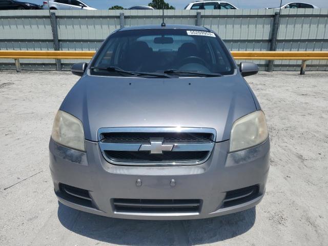 KL1TD5DE7AB132173 - 2010 CHEVROLET AVEO LS 灰色 照片 5