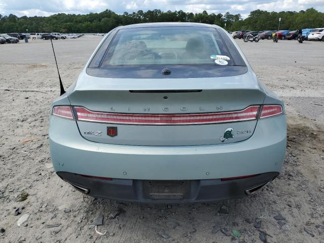 3LN6L2LUXER828572 - 2014 LINCOLN MKZ HYBRID BLUE photo 6