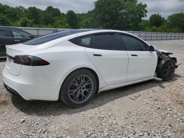 5YJSA1E55NF469657 - 2022 TESLA MODEL S Ağ foto 3