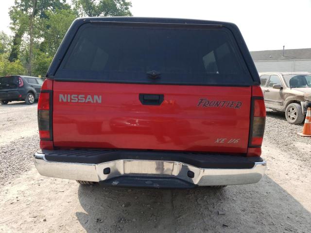 1N6ED26Y3YC363953 - 2000 NISSAN FRONTIER KING CAB XE RED photo 6