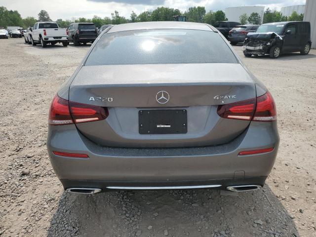 W1K3G4FB0NJ365469 - 2022 MERCEDES-BENZ A 220 4MATIC GRAY photo 6