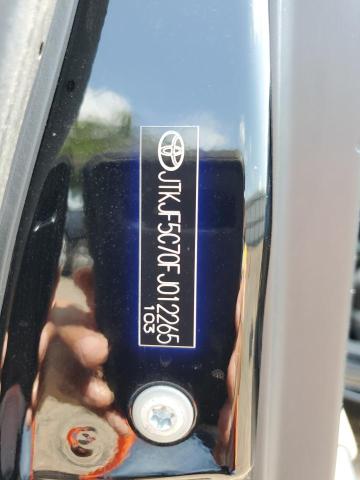 JTKJF5C70FJ012265 - 2015 TOYOTA SCION TC 黑色 照片 12