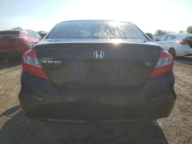 2HGFB2F42CH114898 - 2012 HONDA CIVIC LX BLACK photo 6