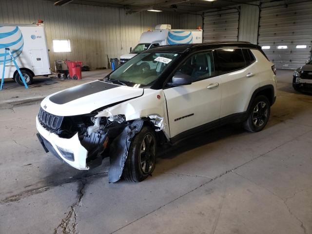 3C4NJDDB7HT674540 - 2017 JEEP COMPASS TRAILHAWK WHITE photo 1