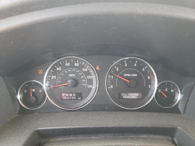 1J8HG48KX8C207252 - 2008 JEEP COMMANDER SPORT ვერცხლისფერი ფოტო 9