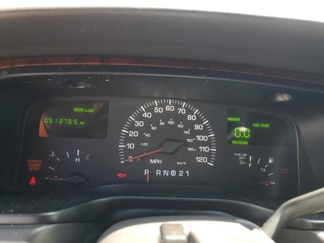 1L1FM81W0YY844744 - 2000 LINCOLN TOWN CAR EXECUTIVE Սև լուսանկար 9