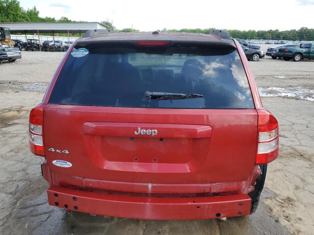 1J8FF47W17D241054 - 2007 JEEP COMPASS RED photo 6